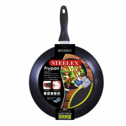 Steelex Red Teflon Frypan - 26cm