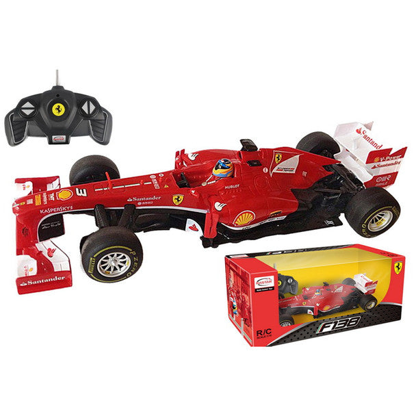 1:18 RC FERRARI F1 CARRubber wheels Speed up to 8 mph/hr Remote Control Range 30 meters Goes Forward, backward, left, right