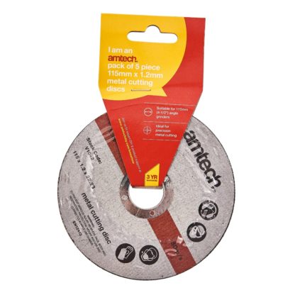 5pc 1.2mm x115mm metal cutting discs