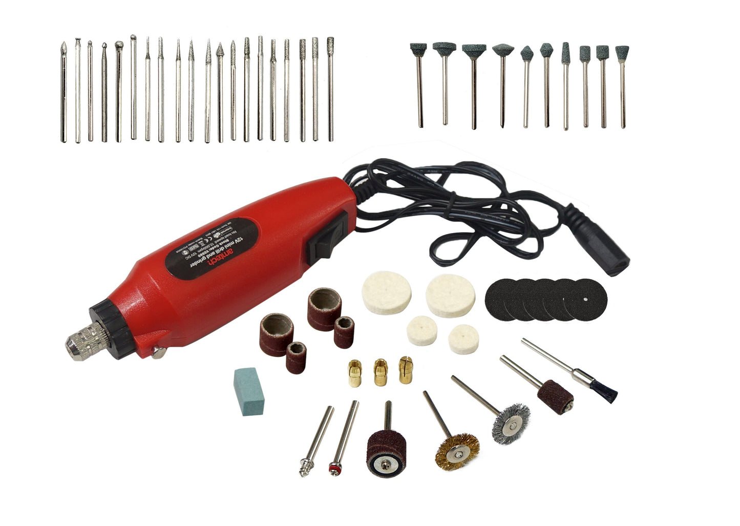 60pc mini drill and bit set