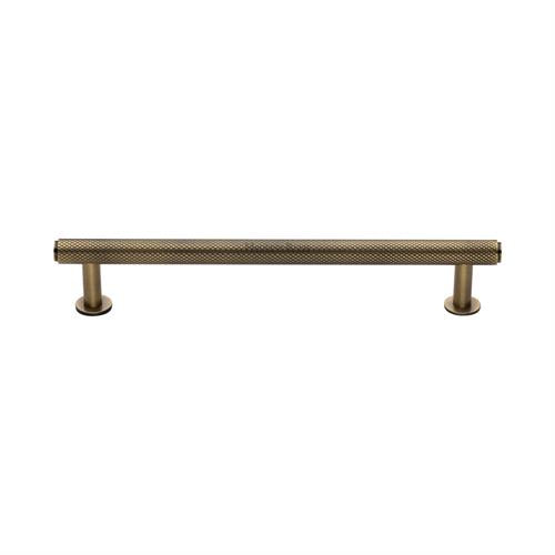 Knurled Cabinet Pull Handle with Rose