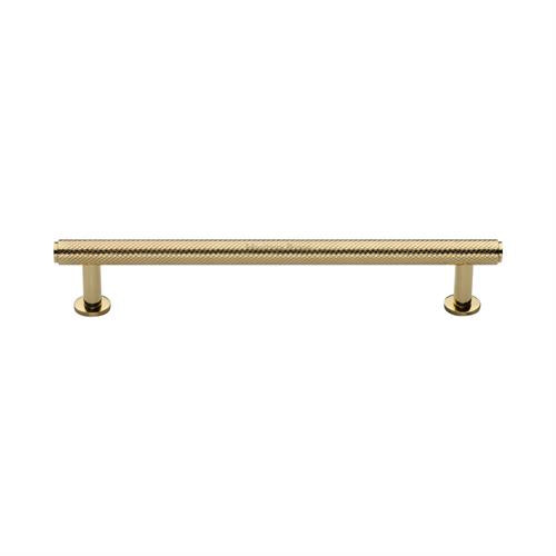Knurled Cabinet Pull Handle with Rose