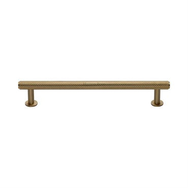 Knurled Cabinet Pull Handle with Rose