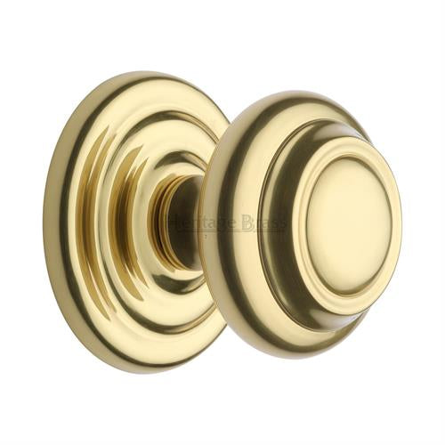 Stepped Round Centre Door Knob
