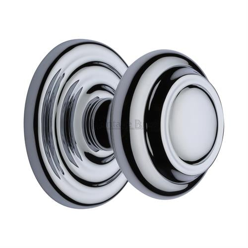 Stepped Round Centre Door Knob