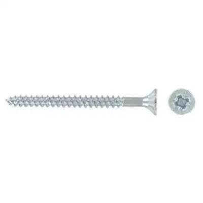 VALUE PACK 10 X 1 1/2'' POZI CSK HARDENED TWINTHREAD WOODSCREWS ZINC 20 PER PACK