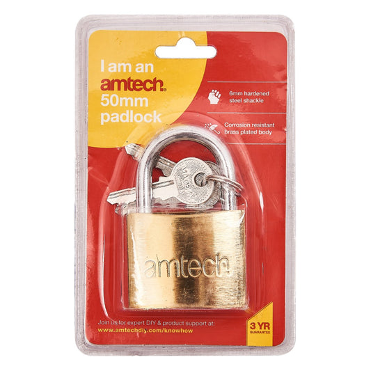 50mm Brass padlock