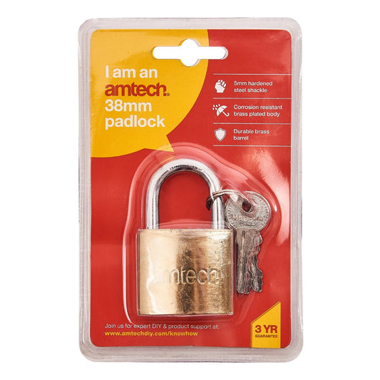 38mm Brass padlock