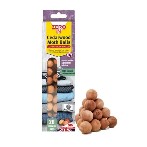 Zero In Cedarwood Moth Balls - 20 pack-ZER031