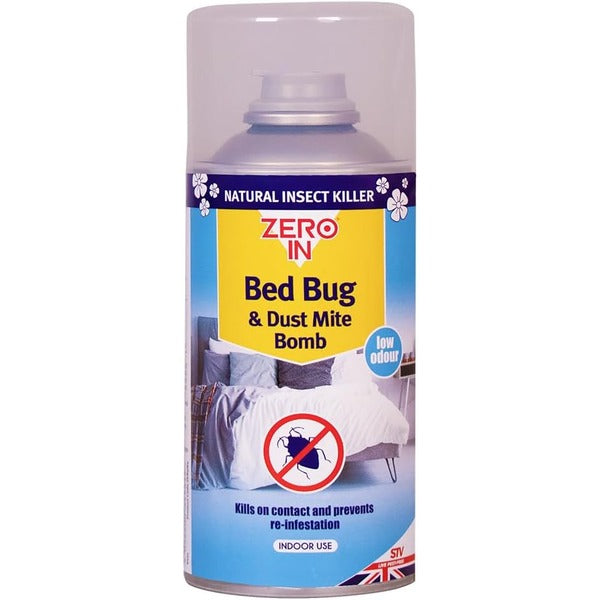 Zero In Bed Bug & Dust Mite Killer Bomb - 150 ml -ZER984
