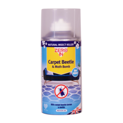 Zero In Carpet Beetle & Moth Bomb 150ml Aerosol