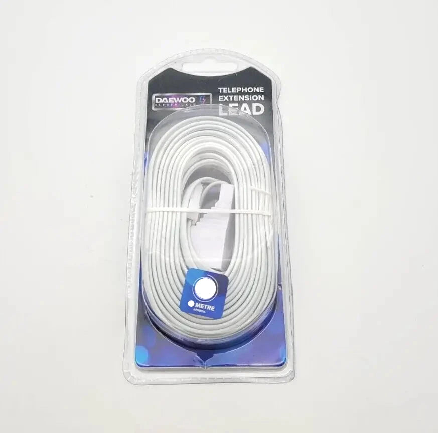 Daewoo Electricals Telephone Extension Lead 15m