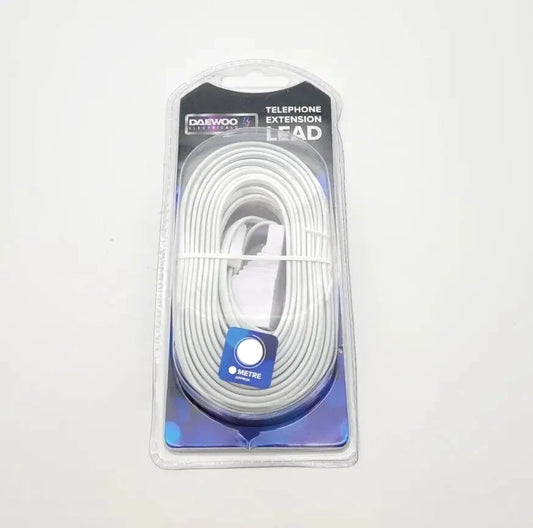 Daewoo Electricals Telephone Extension Lead 15m