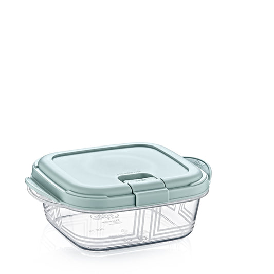 Push Up Square Microwave Storage Box 0.9 L