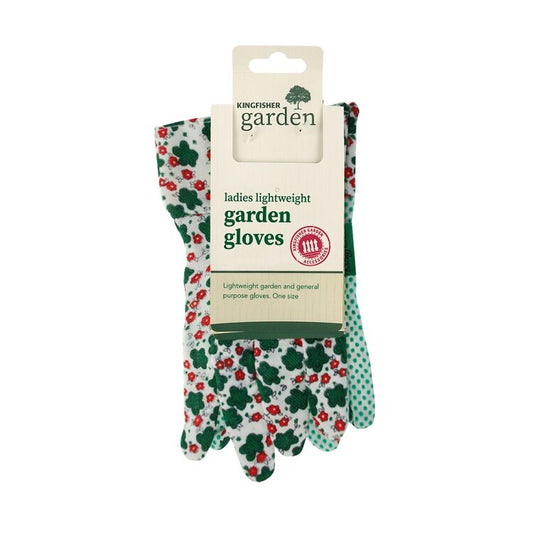 Kingfisher Ladies Lightweight Polka Dot Gloves (GGL1)
