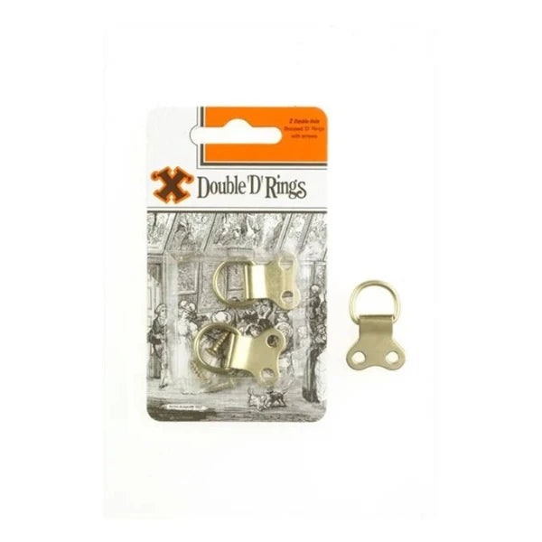 Challenge "X" Brand Double D Rings Brass Pack 2