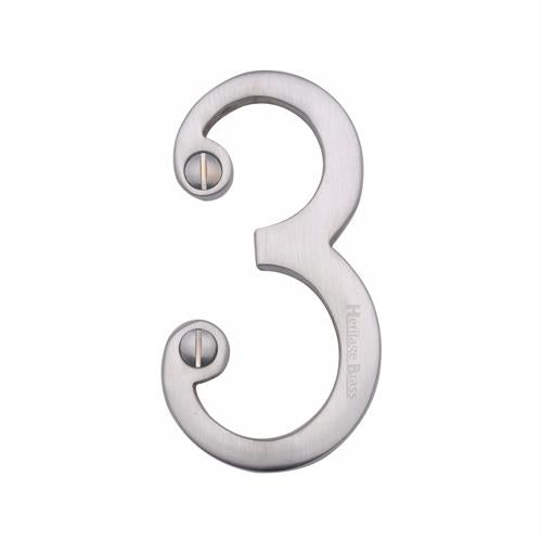 DOOR ALPHABETS SCREW FIXING 76MM
