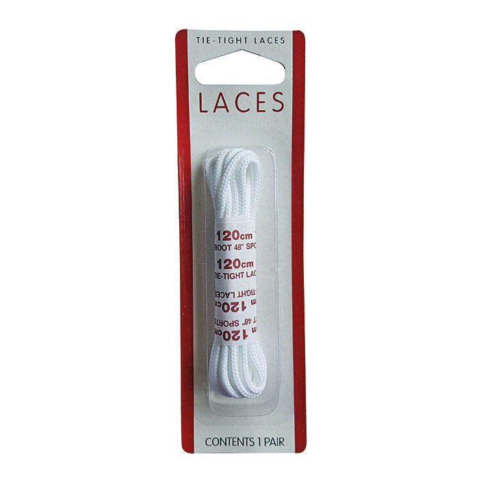 Fine Round Sports/Boot Lace 120cm White