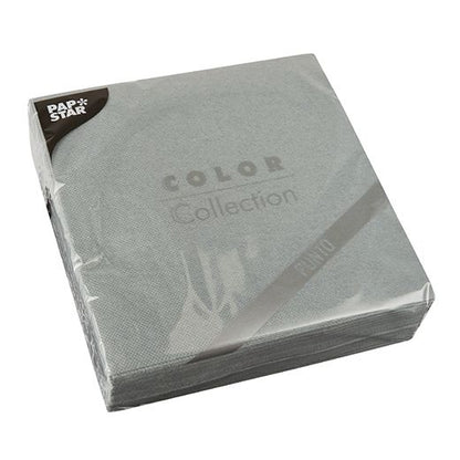 Napkins, turquoise 2-ply "PUNTO" 1/4 fold 38 x 38 cm micro-embossed