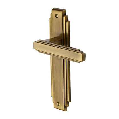 M.Marcus Astoria Door Handle on Plate (Lever Latch)