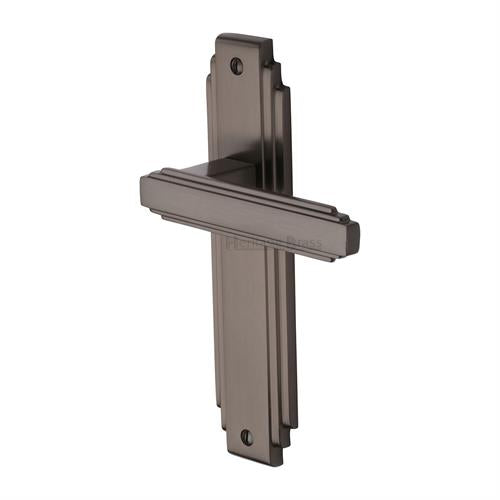 M.Marcus Astoria Door Handle on Plate (Lever Latch)