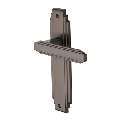M.Marcus Astoria Door Handle on Plate (Lever Latch)