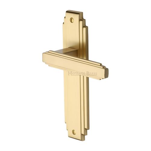 M.Marcus Astoria Door Handle on Plate (Lever Latch)