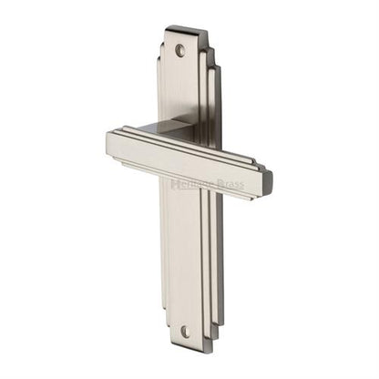 M.Marcus Astoria Door Handle on Plate (Lever Latch)