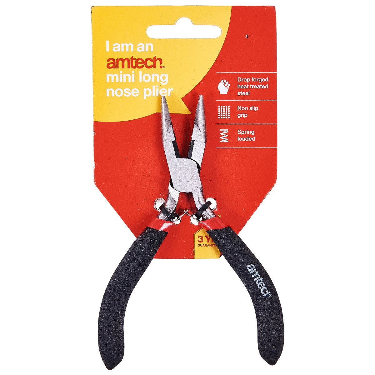 mini long nose plier with spring
