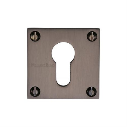 Euro Profile Cylinder Escutcheon Square - BAU1558