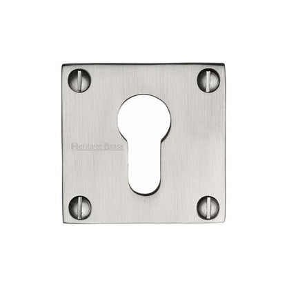 Euro Profile Cylinder Escutcheon Square - BAU1558
