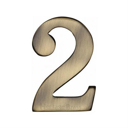 FRONT DOOR NUMBERS SELF ADHESIVE 51MM -C1568