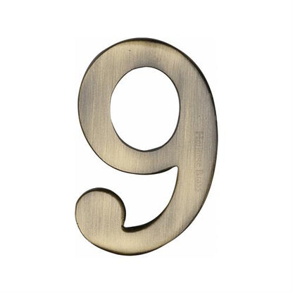 FRONT DOOR NUMBERS SELF ADHESIVE 51MM -C1568