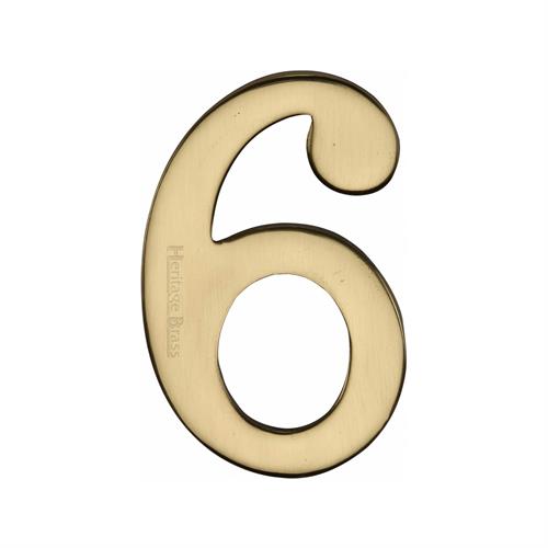 FRONT DOOR NUMBERS SELF ADHESIVE 51MM -C1568