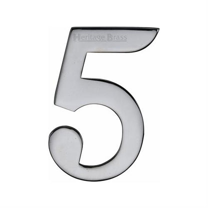 FRONT DOOR NUMBERS SELF ADHESIVE 51MM -C1568