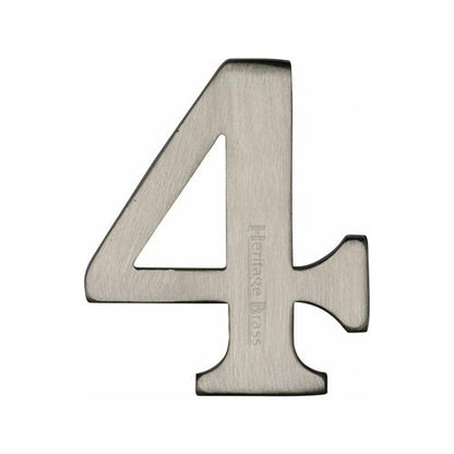 FRONT DOOR NUMBERS SELF ADHESIVE 51MM -C1568