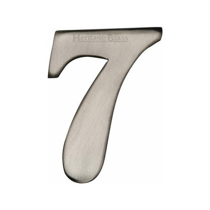 FRONT DOOR NUMBERS SELF ADHESIVE 51MM -C1568