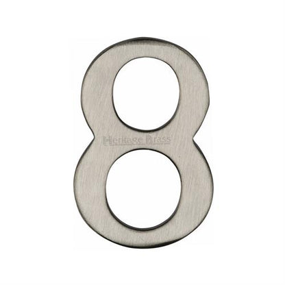 FRONT DOOR NUMBERS SELF ADHESIVE 51MM -C1568