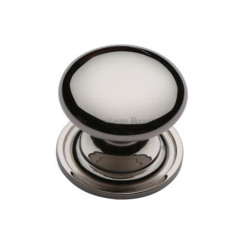 Victorian Round Cabinet Knob with Base