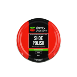 Cherry Blossom Shoe Polish Black 40g