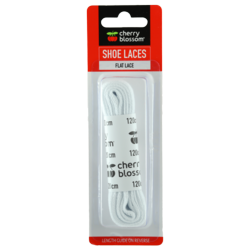 Cherry Blossom Flat Lace White 120cm