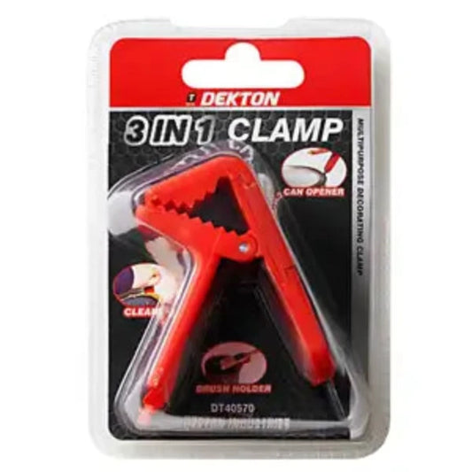 Dekton DT40570 3-In-1 Clamp - Holder Clip Tin Opener Clamp slide 1 of 6