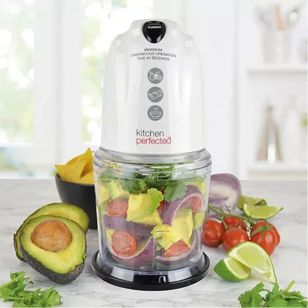 Lloytron KitchenPerfected 260W Multi Chopper,1 Speed,Steel Blade,Cream - E5416WI