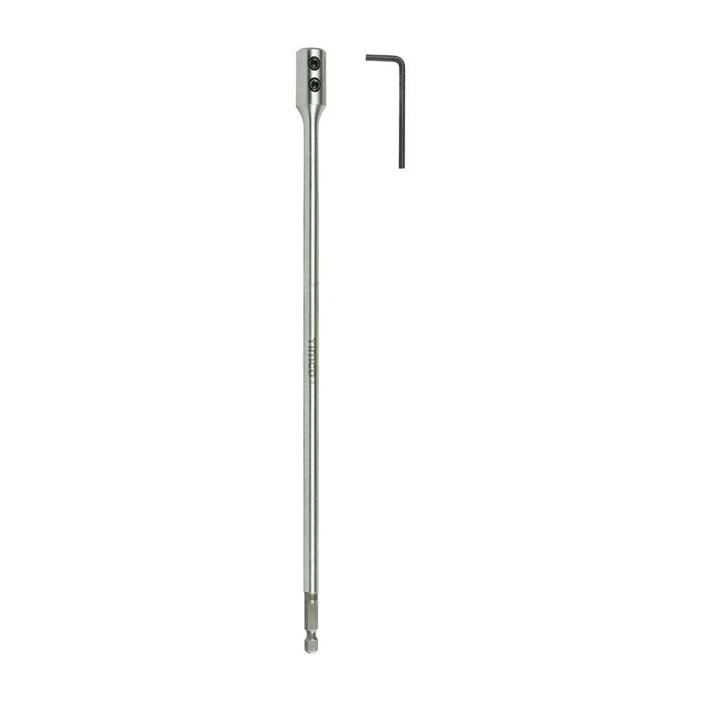1/4" Flat Wood Bit Extension Rod 300mm