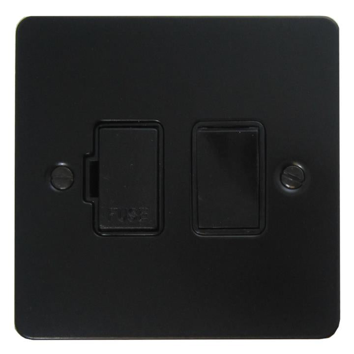Flat Black Switched Fused Spur - G+H FFB57B