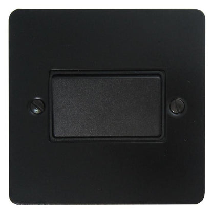 Flat Black Fan Isolator Switch (Black Switch) - G+H FFB69B