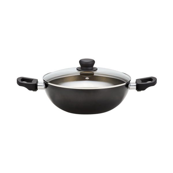 GLAXA NON STICK WOK WITH LEAD 24CM