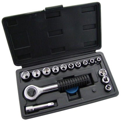 16pc 1/4″ drive socket set