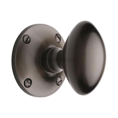 Mayfair Door Knob on Rose
