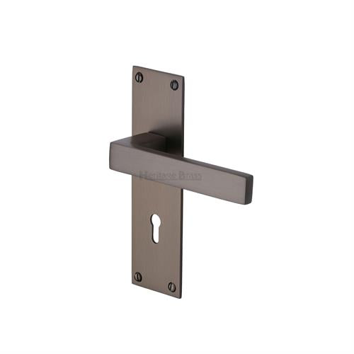 Metro Door Handle on Plate (Lever Lock)